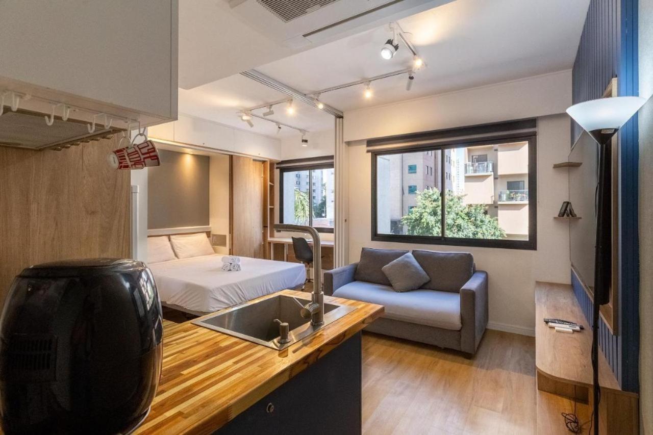 Flat com a melhor localização de Moema São Paulo Exterior foto